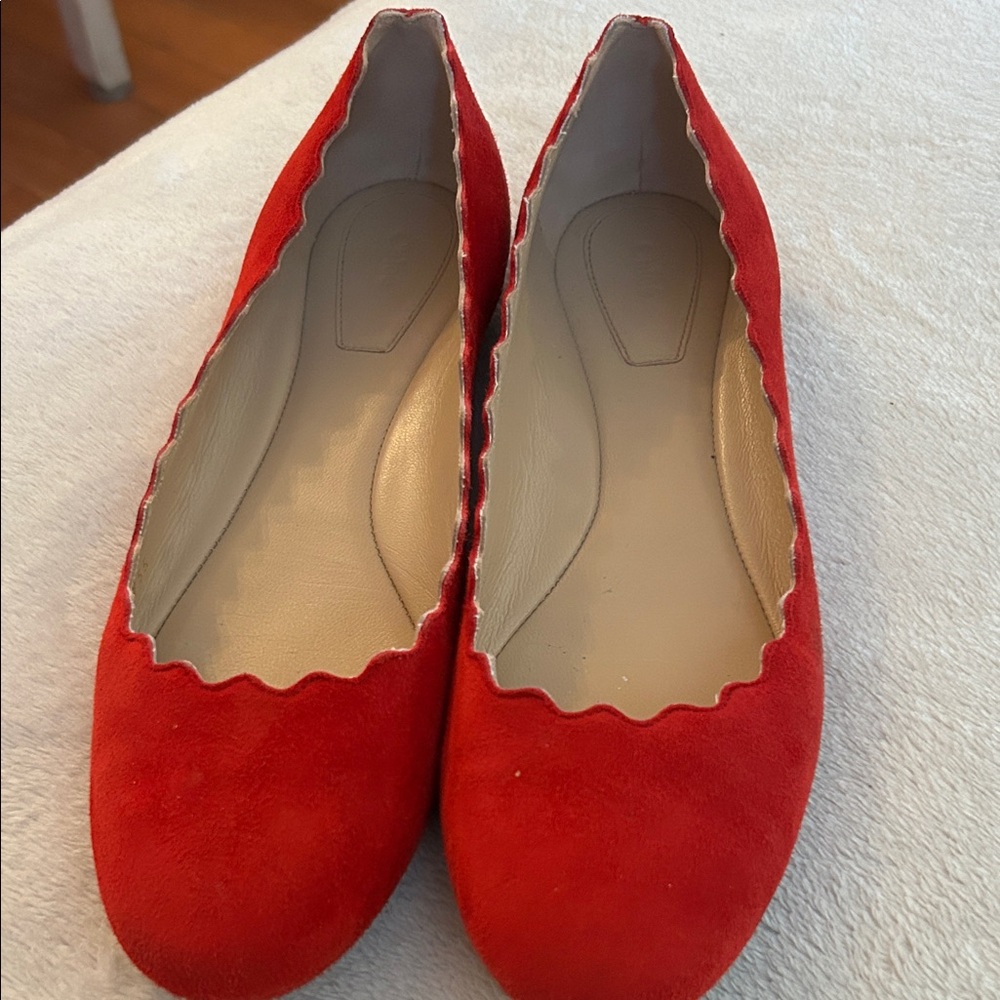 Chloé | Scalloped Ballet Flat - Picture 2 of 7
